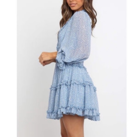 saints + secrets flowy mini dress - Picture 4 of 5